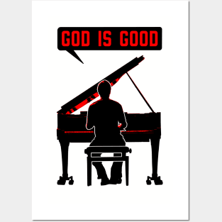 Christian pianist Posters and Art